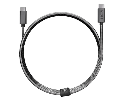 Kabel NEXT ONE Kabel Metallic USB-C / USB-C 1,2 m space gray